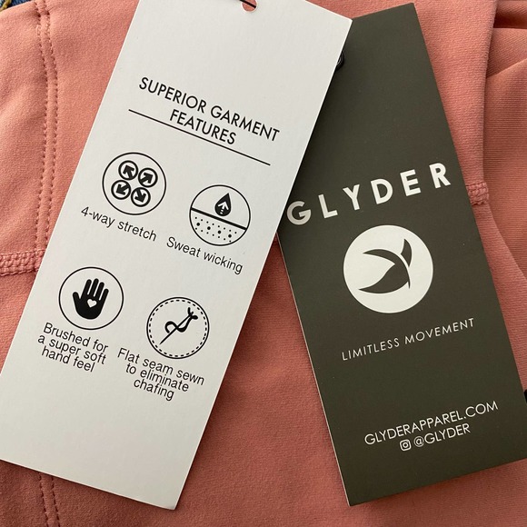 Glyder Forma 101 Contour Racerback Sport Bra Clay Pink Size XS NWT - Picture 6 of 7